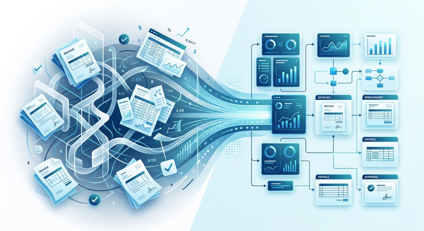 Enterprise operations, payroll compliance, and strategic reporting visual